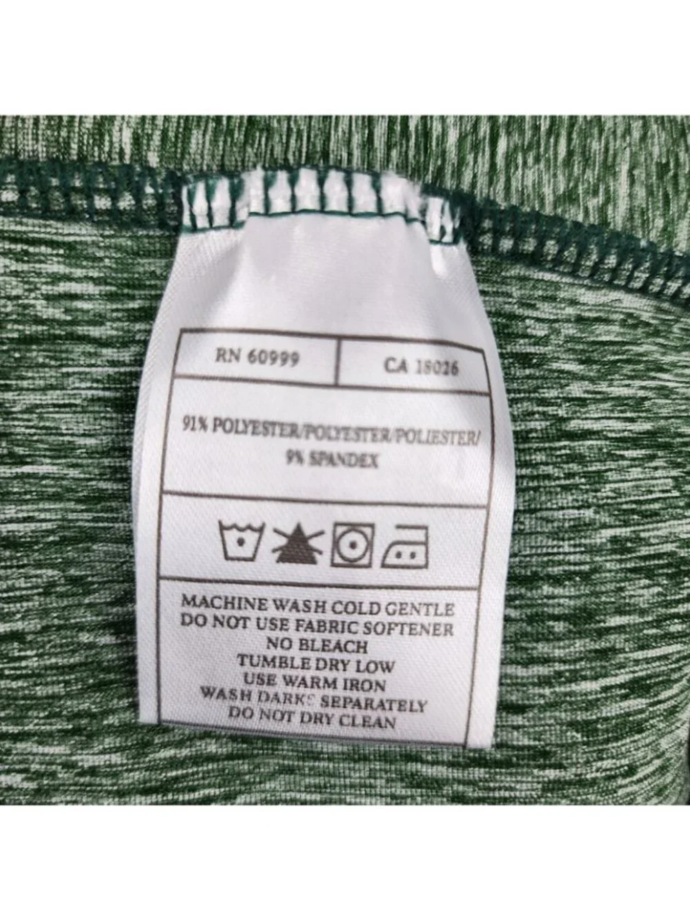 Antigua Jacket Mens 2XL Green 1/4 Zip Desert Dry Wicking Pullover Golf NWT - Picture 10 of 11